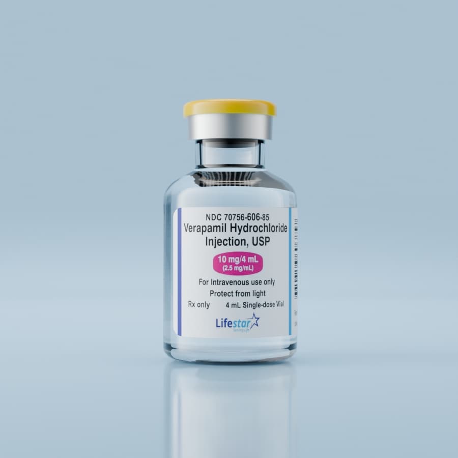 Verapamil Hydrochloride Injection - NDC 70756-606-05