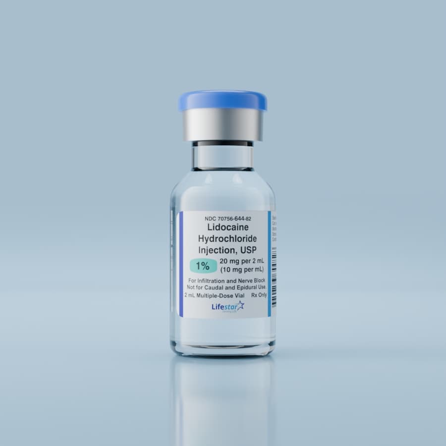 Lidocaine Hydrochloride Injection (With Preservative) - NDC 70756-644-25