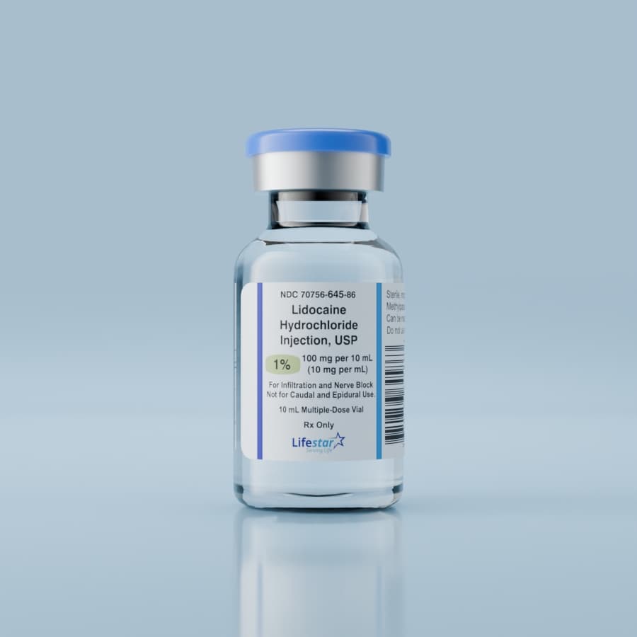 Lidocaine Hydrochloride Injection (With Preservative) - NDC 70756-645-25