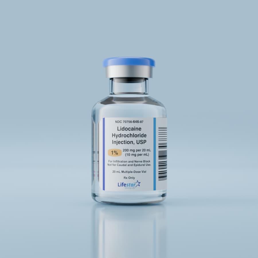 Lidocaine Hydrochloride Injection (With Preservative) - NDC 70756-646-25