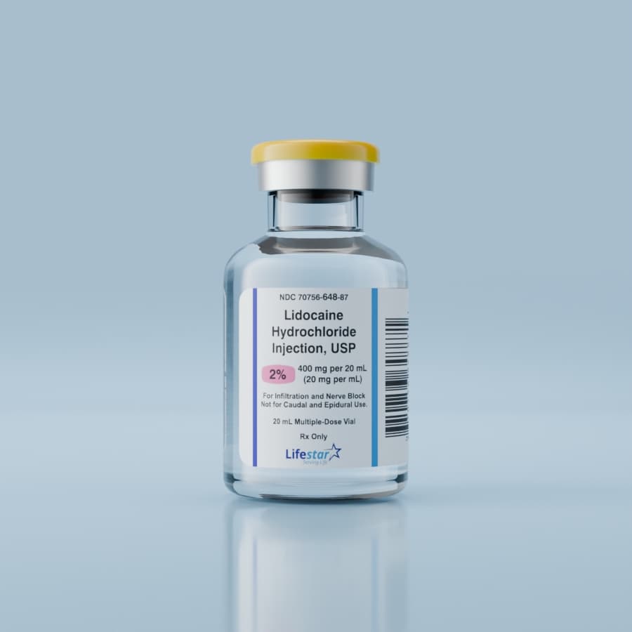 Lidocaine Hydrochloride Injection (With Preservative) - NDC 70756-648-25