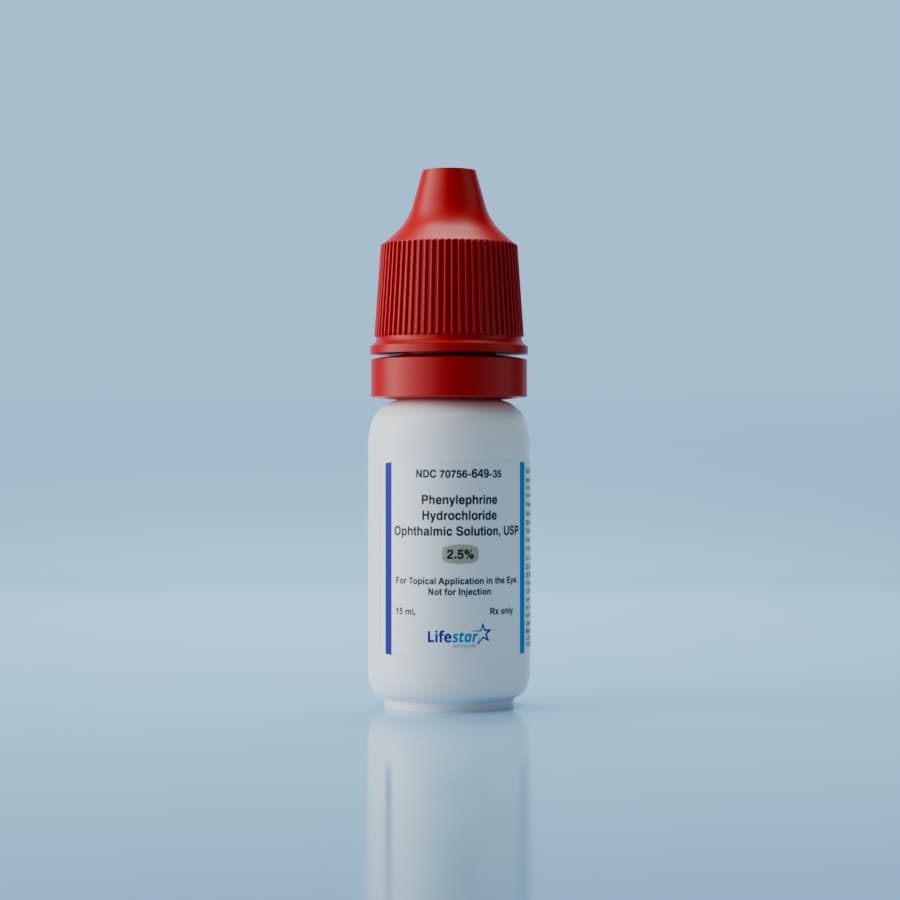 Phenylephrine Hydrochloride Ophthalmic Solution - NDC 70756-649-35