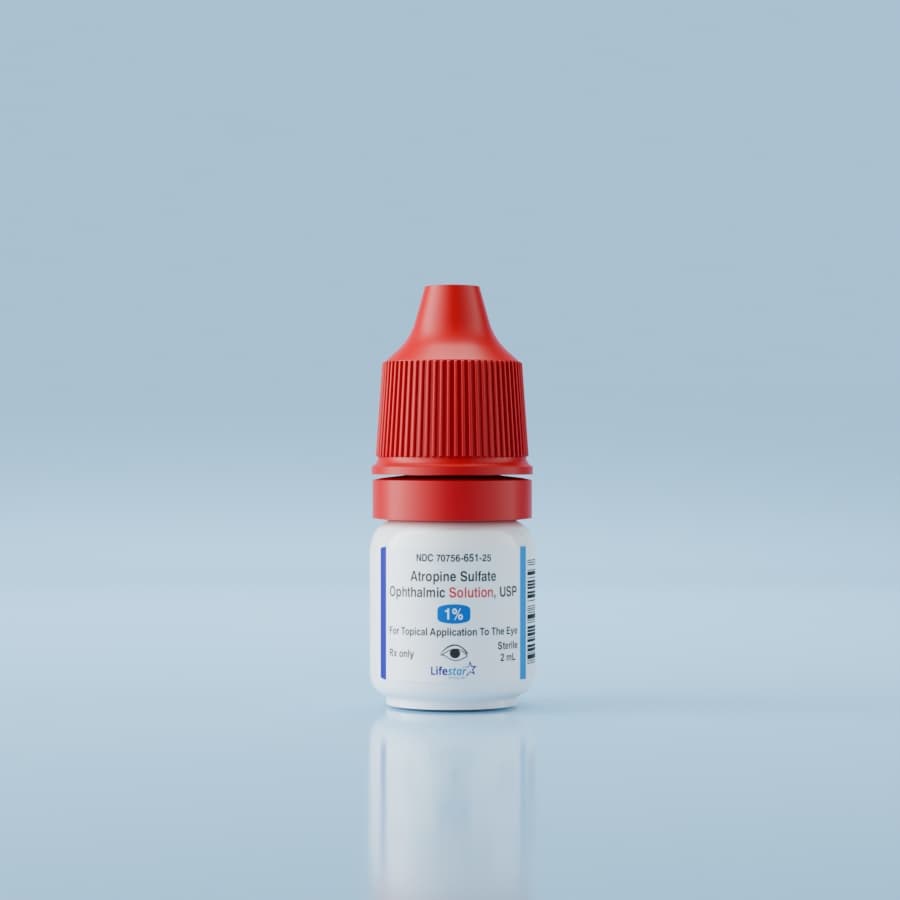 Atropine Sulfate Ophthalmic Solution - NDC 70756-651-25