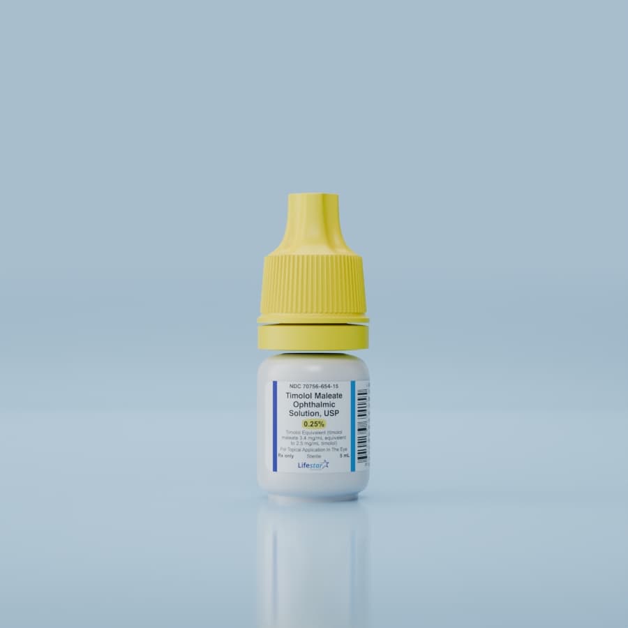 Timolol Maleate Ophthalmic Solution - NDC 70756-654-15