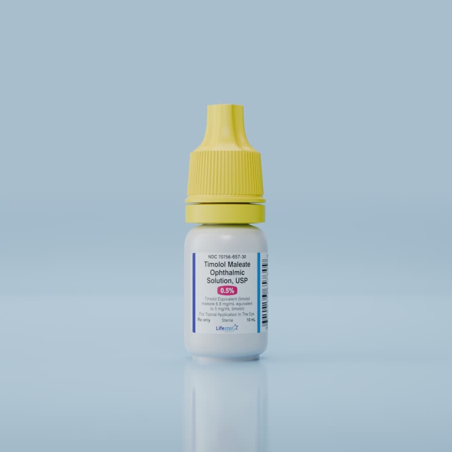 Timolol Maleate Ophthalmic Solution - NDC 70756-657-30